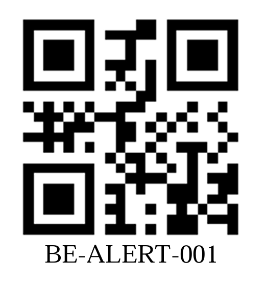 QR BE-ALERT-001